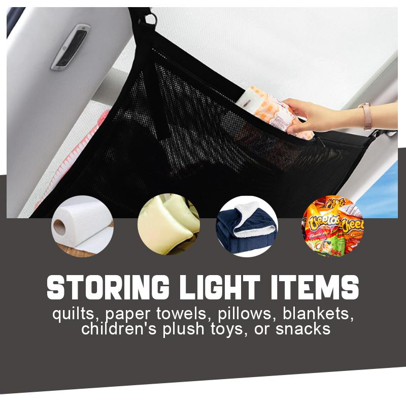 CarWeb - Portable Car Ceiling Space Saver Storage Net