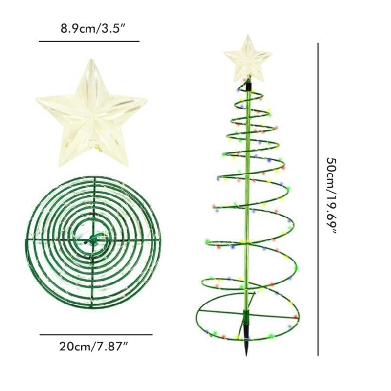 MerryLights - Solar Metal LED String Lights Christmas Tree