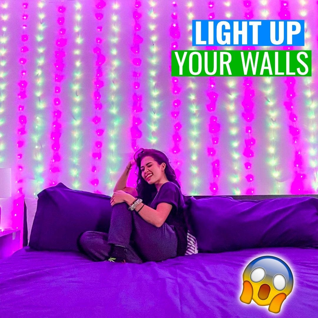 ViraLight - Color Changing LED String Curtain Lights