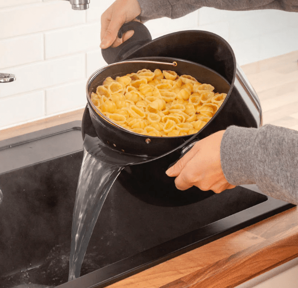 StrainPot - Cooking Pot with Built-In Strainer