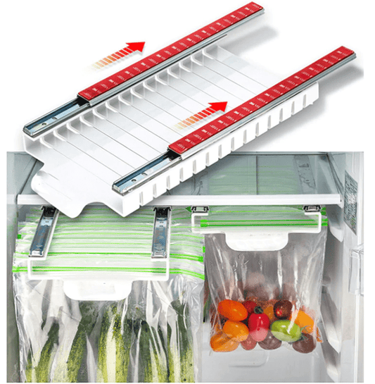 ZipSlider - Ziploc Slide Out Fridge Organizer