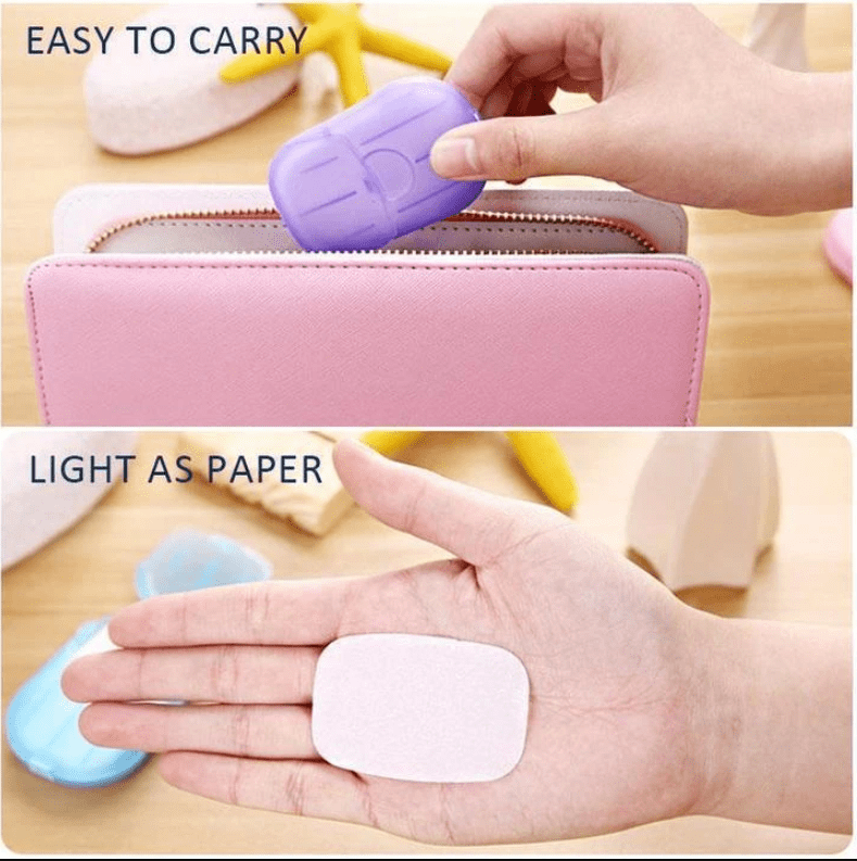 PaperWash - Portable Disinfecting Paper Soap Strips