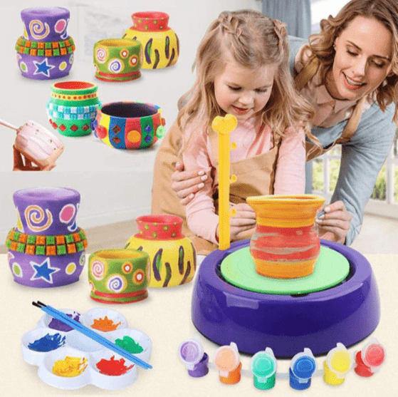 LilPotter - Pottery Wheel Studio Kit for Kids