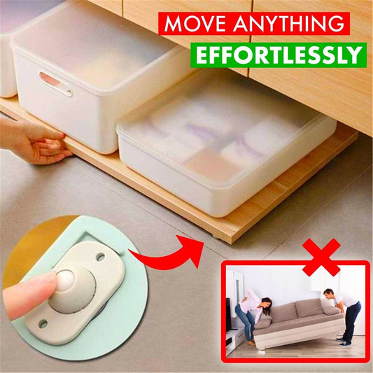 StickRoll - Stick On Universal 360 Swivel Casters (4pc/set)