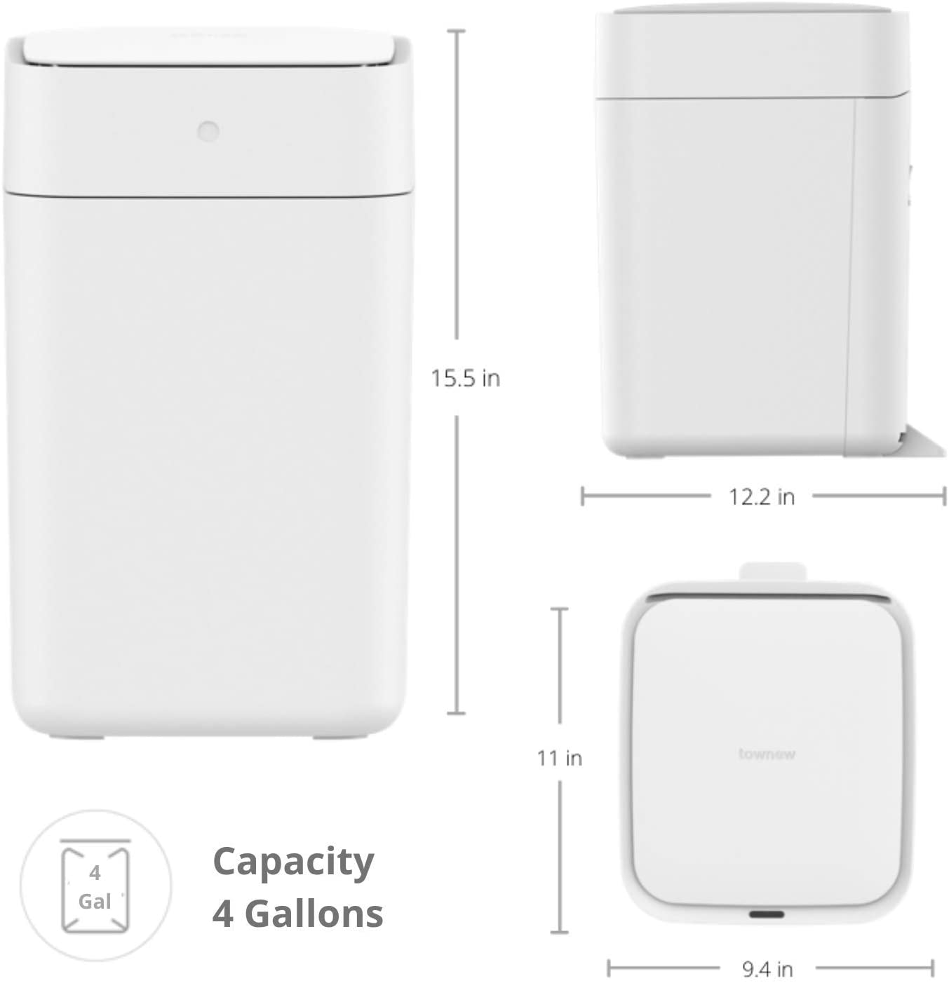 Self Changing Automatic Trash Bin