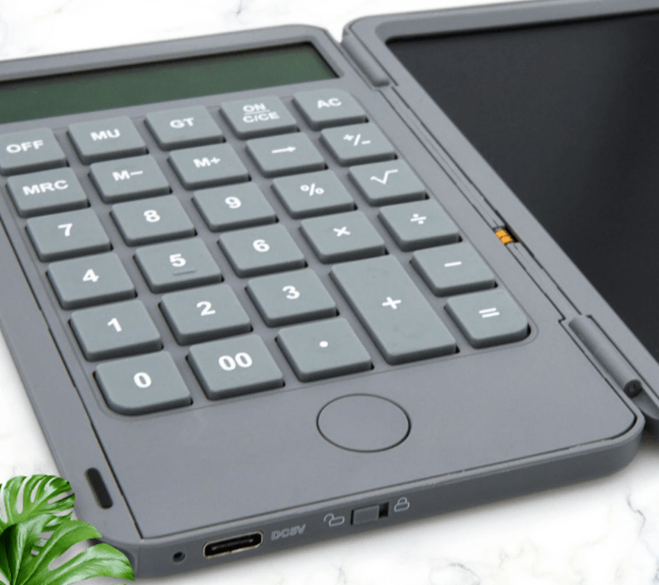 CalcuPad - Calculator With Integrated Smart LCD Notepad