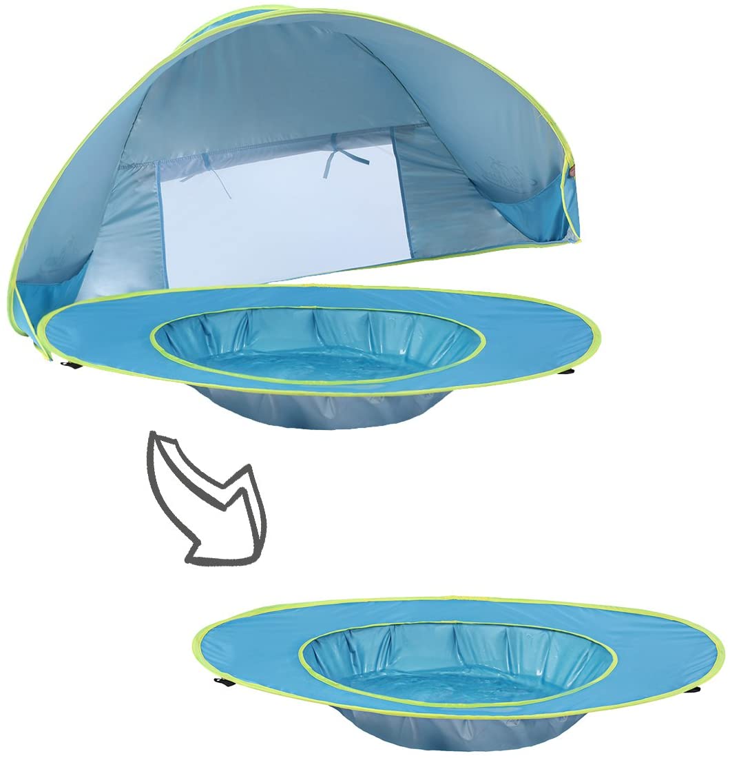 DipNShade - Pop Up Baby Sunshade Pool Tent