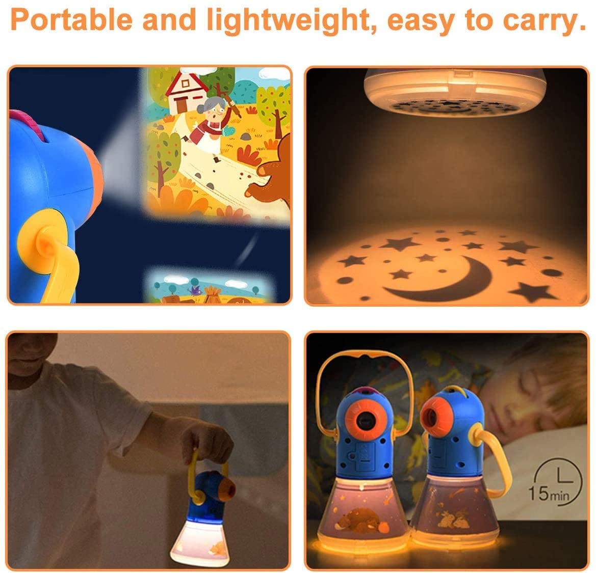 StoryTorch - Story Projection Flashlight Torch With Night Light