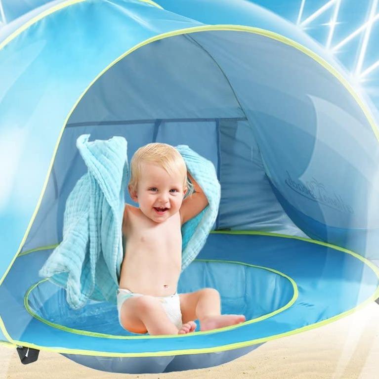 DipNShade - Pop Up Baby Sunshade Pool Tent