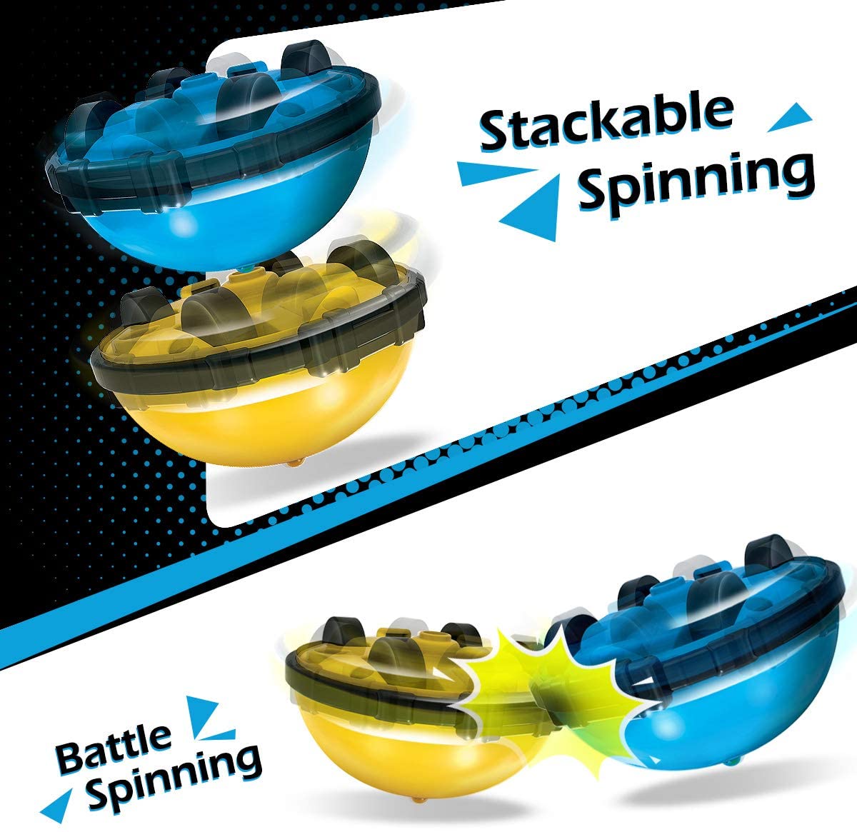 GyroBot - Multi-Action Transforming Gyro Force Robot Toy