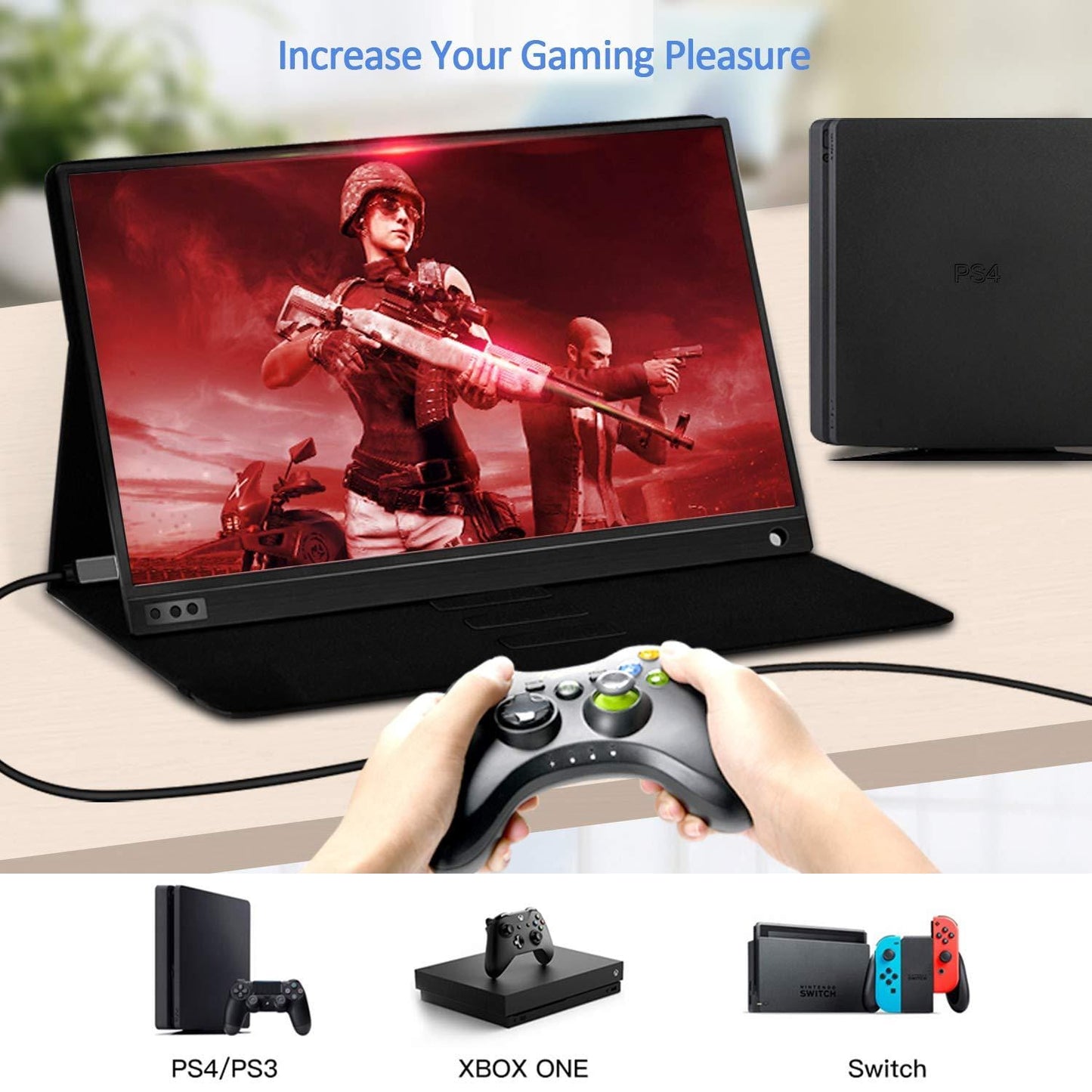 Ultra Thin Portable Work and Gaming Monitor (15.6")