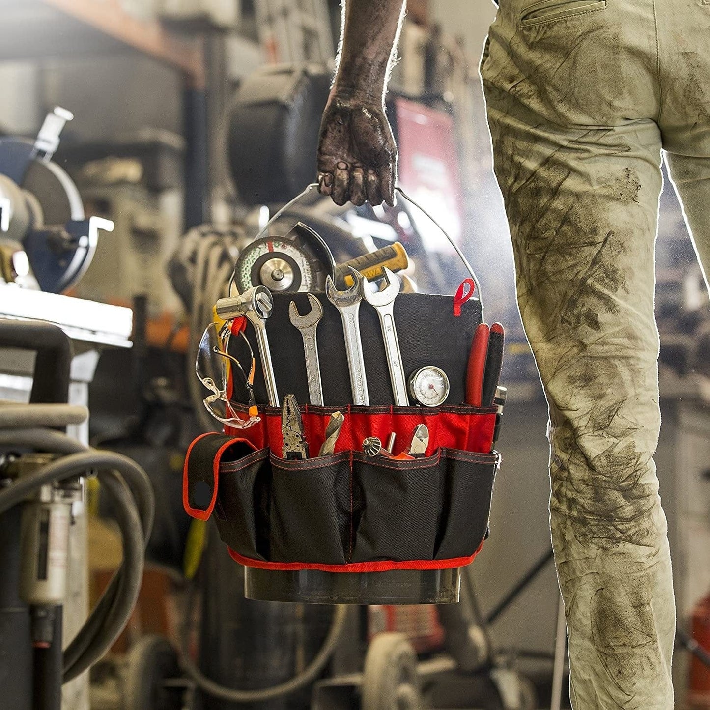 ToolPro - Heavy Duty Tool Organizer Bucket Attachment