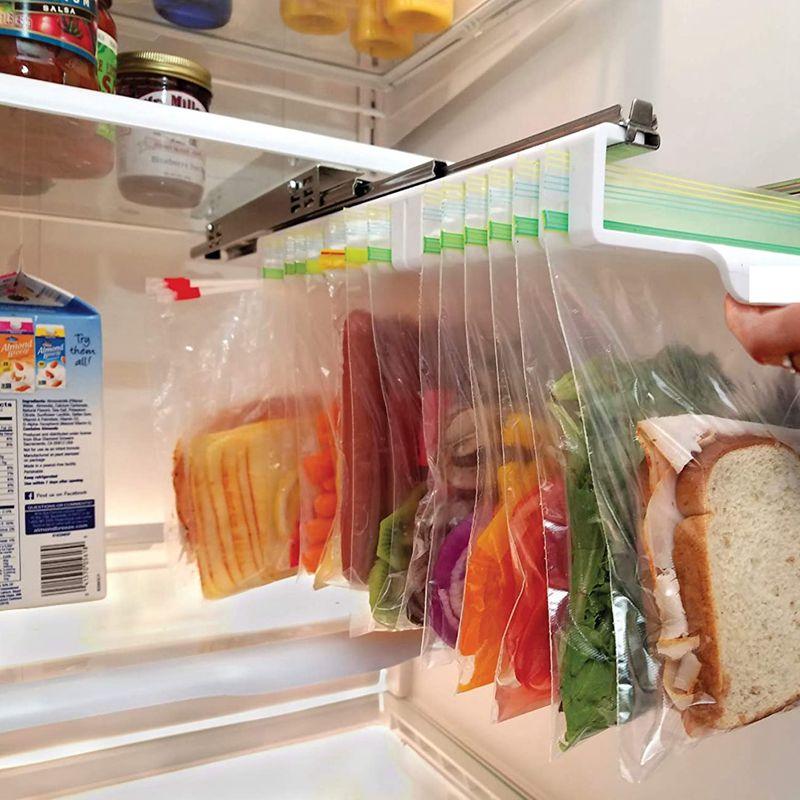 ZipSlider - Ziploc Slide Out Fridge Organizer