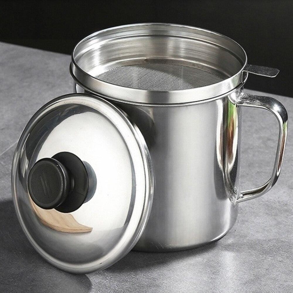 Oil Saver - Stainless Steel Oil Filter Pot