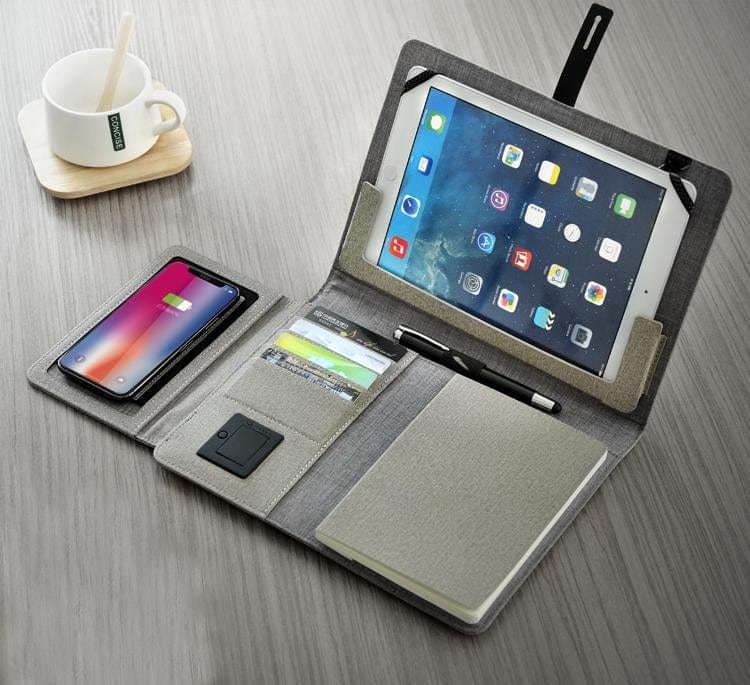 TravelPad - Multifunctional Padfolio With Wireless Power Bank