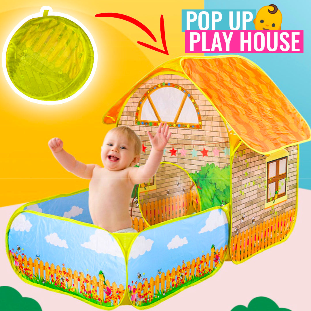 PopHouse - Pop Up Kids House Play Tent