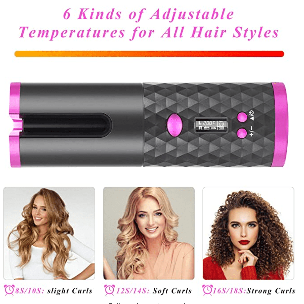 Curler Can - Portable Wireless Automatic Hair Curler