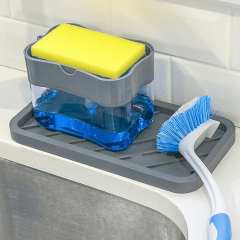 SpongePump - Soap Dispensing Sponge Rack