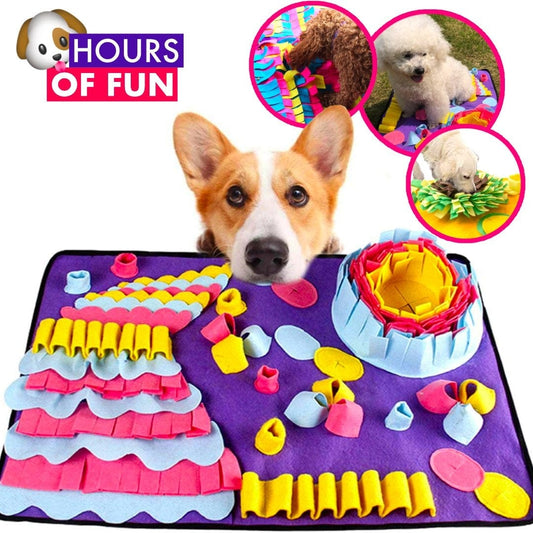 WoofSnuff - Dog Snuffle Mat Puzzle Feeder