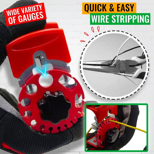 QuikStrip - Universal Versatile Handheld Quick Wire Stripper