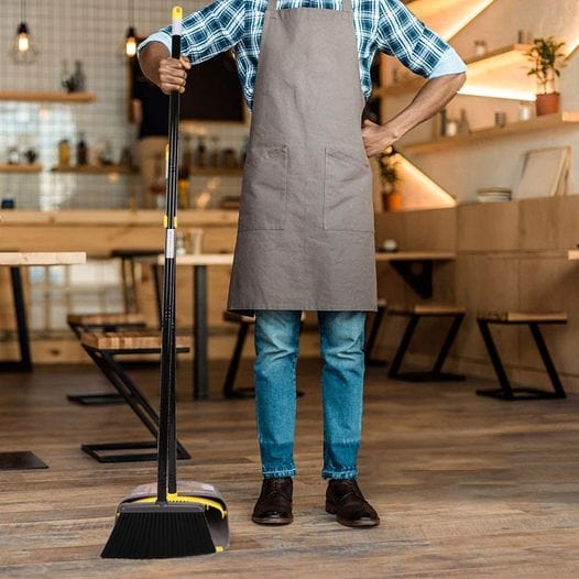 Broom and Dustpan Combo Set