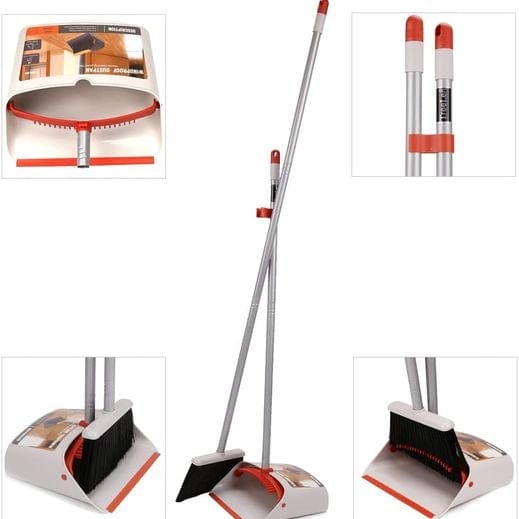 Broom and Dustpan Combo Set