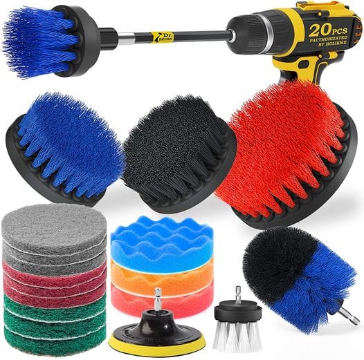 Drill Brush Attachments Set