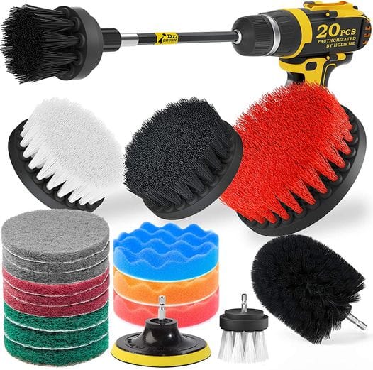 Drill Brush Attachments Set