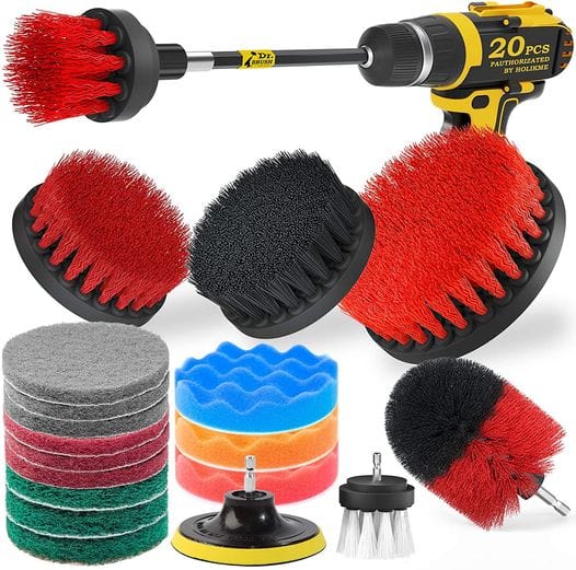 Drill Brush Attachments Set