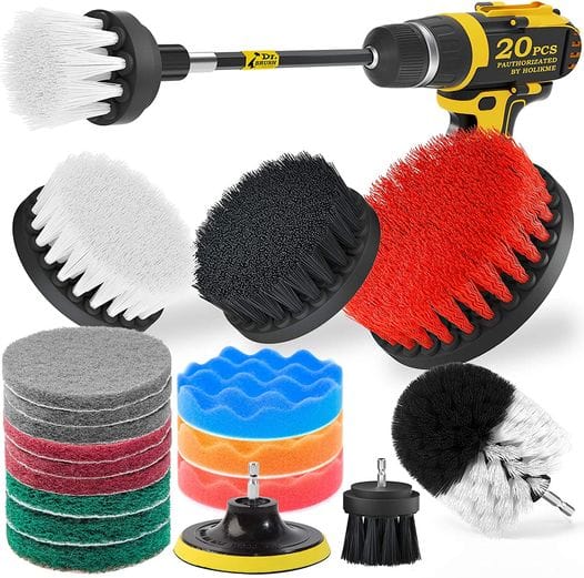 Drill Brush Attachments Set