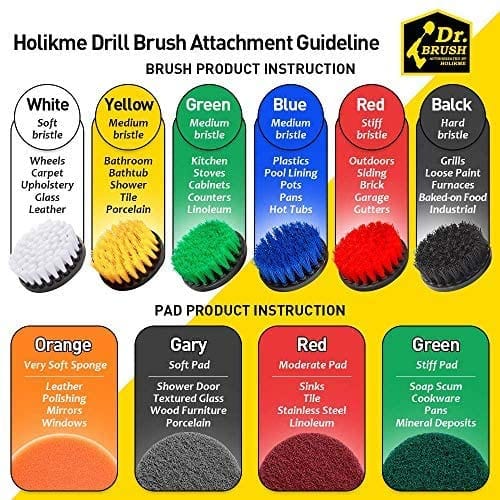 20Pcs Drill Brush Attachments Set