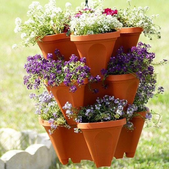 TowerGarden - 5 Tier Stackable Planter Set