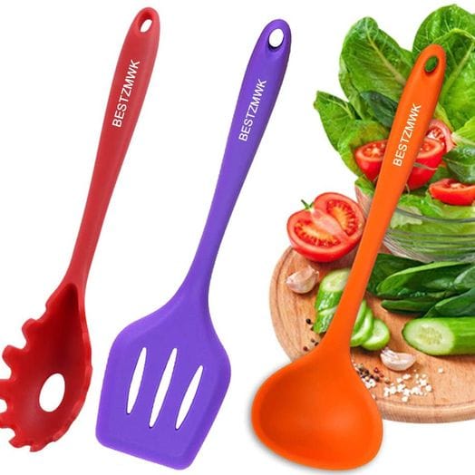 Colorful Silicone Kitchen Utensils