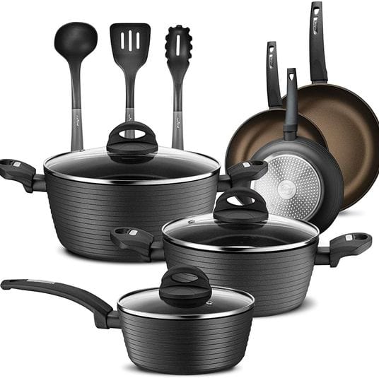 12-Piece Nonstick Cookware Set