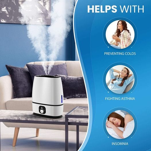 Cool Mist Humidifier for Bedroom