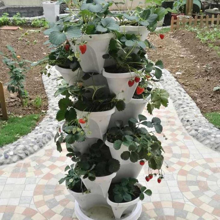 TowerGarden - 5 Tier Stackable Planter Set