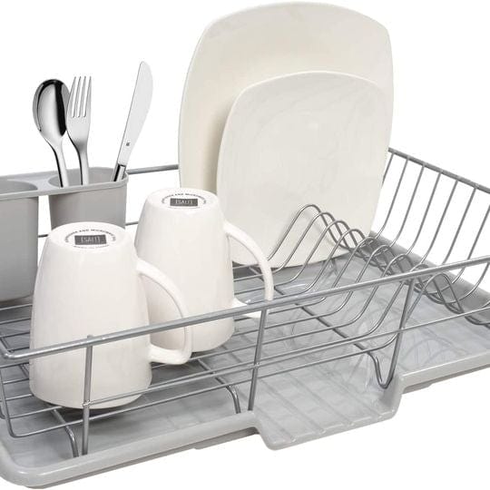 Dish Drainer Board and Utensil Holder