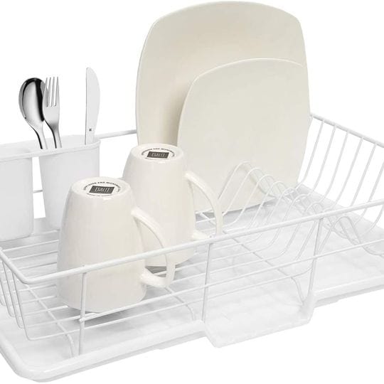 Dish Drainer Board and Utensil Holder