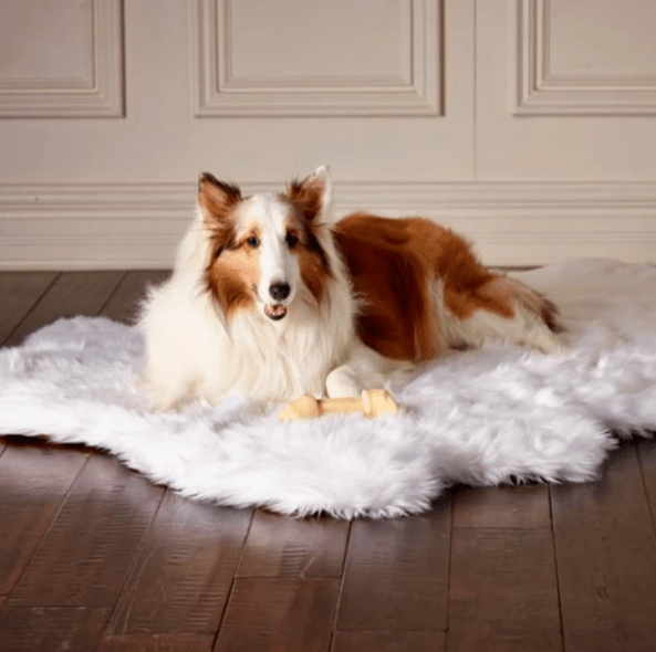 Pup FurBed - Orthopedic Dog Bed with Vegan Fur Memory Foam