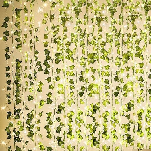 Vine Hanging Garland w/ 80 LED String Light