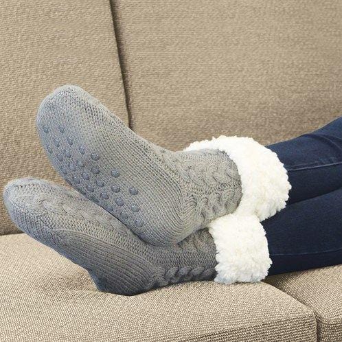 Ultra-Plush Non-Slip Slipper Socks