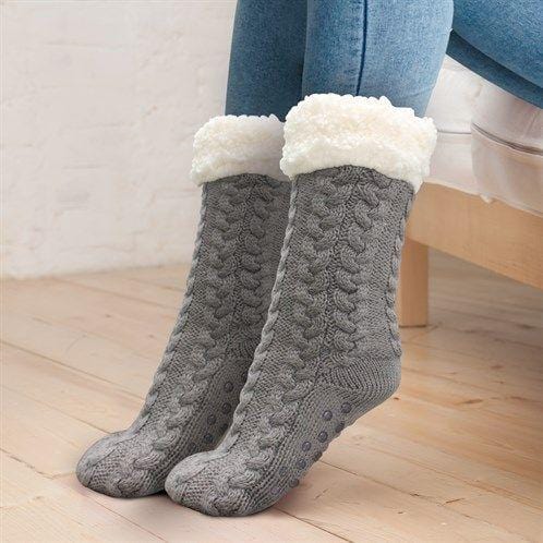 Ultra-Plush Non-Slip Slipper Socks