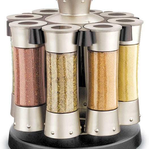 Auto-Measure Spice Carousel Jars