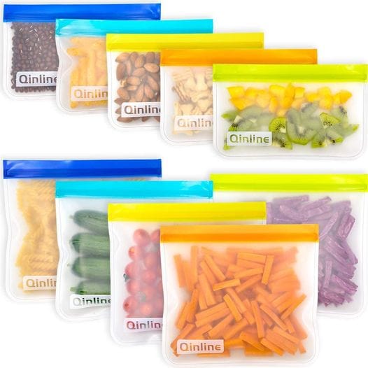 10 Pack Reusable Storage Bags