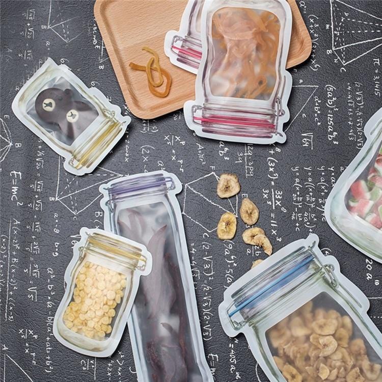 Mason Jar Zipper Bags