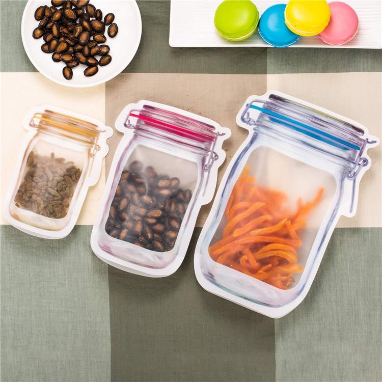 Mason Jar Zipper Bags