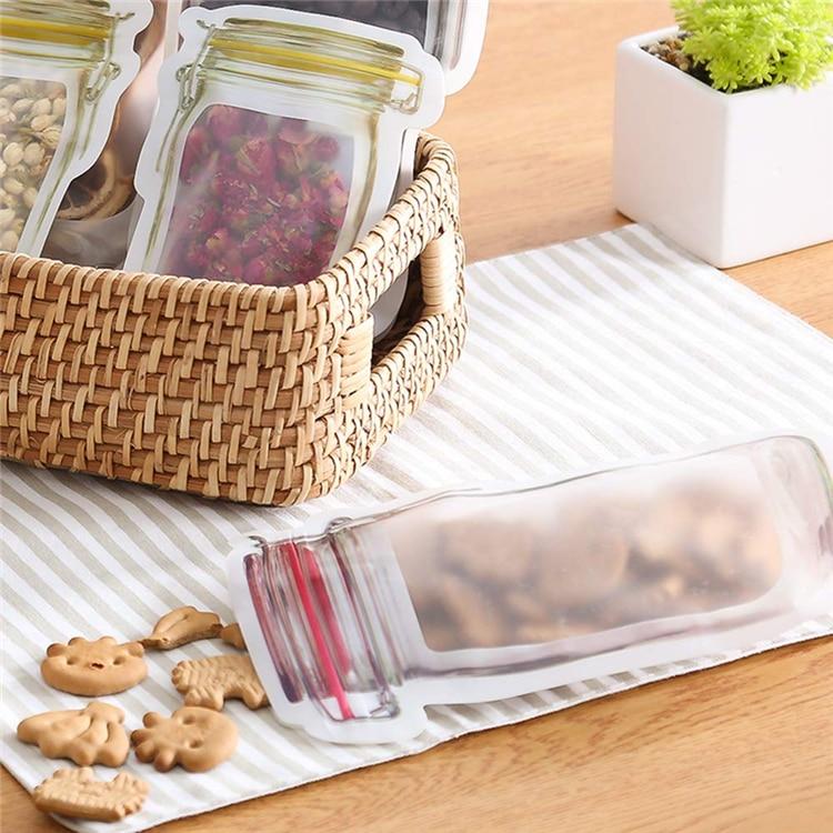 Mason Jar Zipper Bags