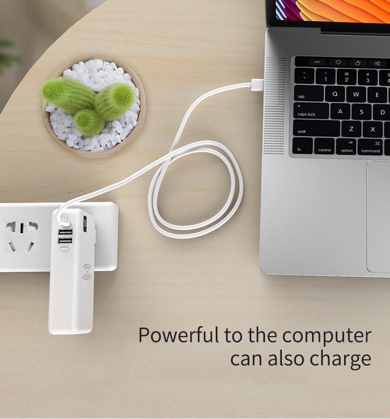 PowerPad - 3 In 1 Wall Charger and Wireless Power Bank Station