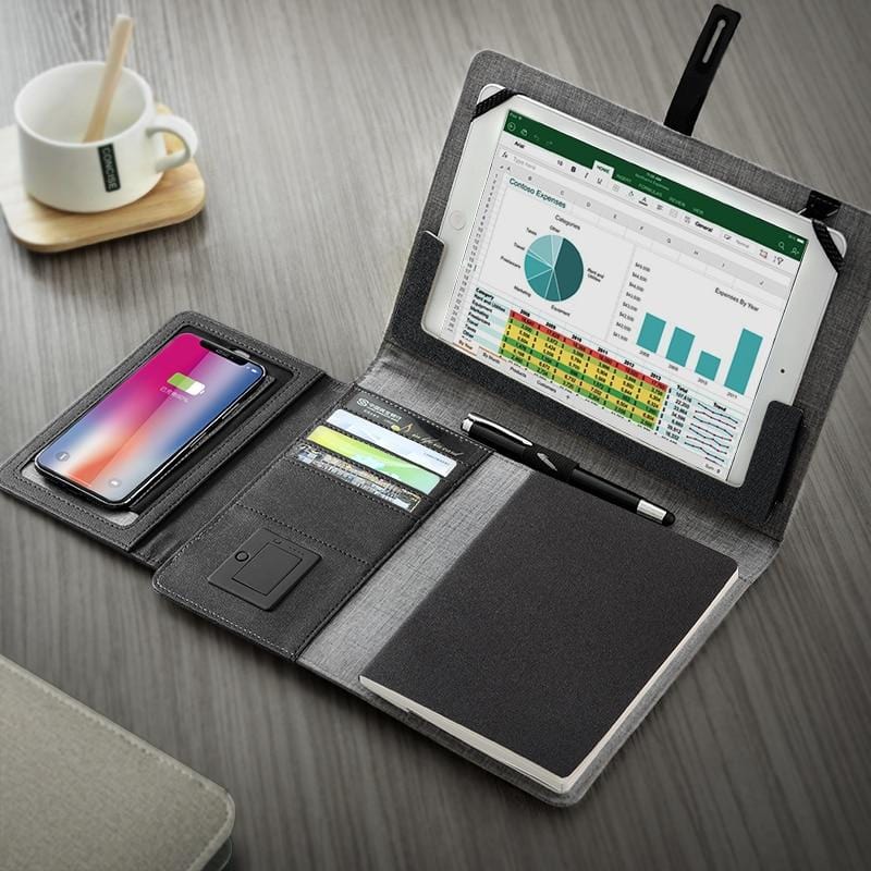 TravelPad - Multifunctional Padfolio With Wireless Power Bank