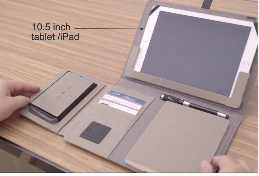 TravelPad - Multifunctional Padfolio With Wireless Power Bank